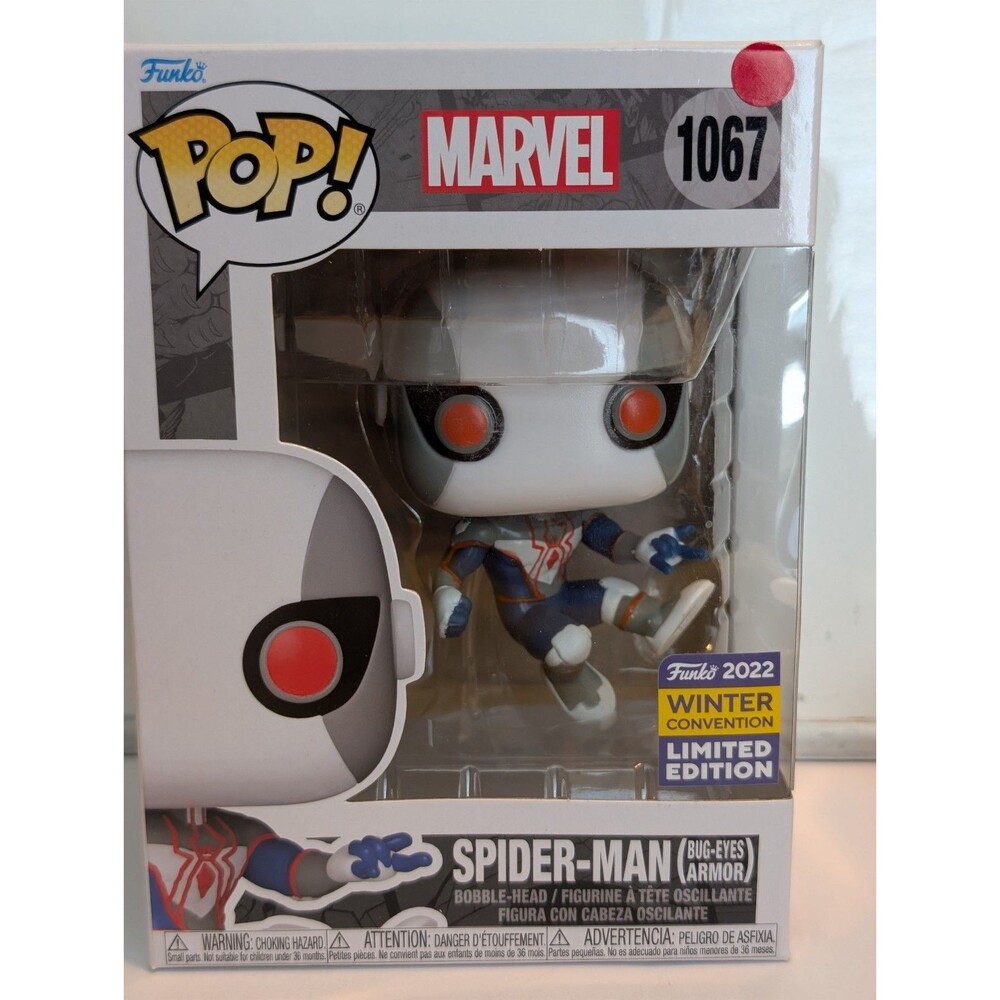 Funko POP! Marvel 2022 Winter Convention Spider-Man Bug Eyes Armor 1067